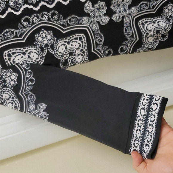 🤩white house black market 3/4 sleeves mini dress size M - Picture 4 of 8